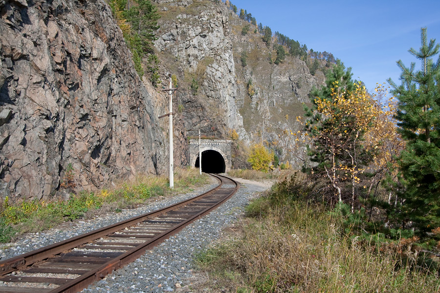 Фотография Круглобайкальской железной дороги, тоннель N36