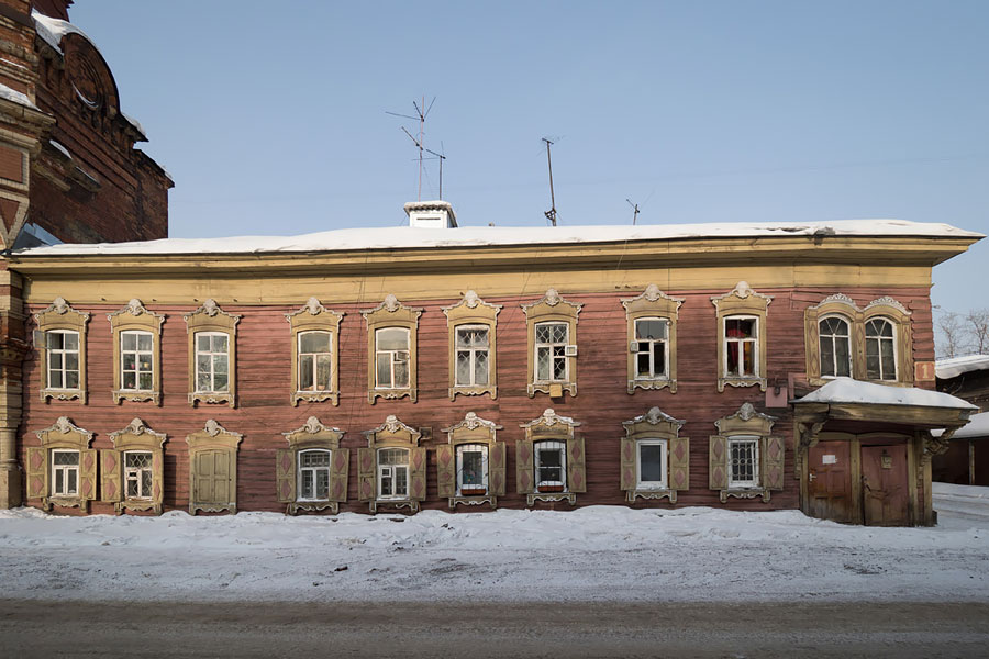 Деревянный дом  купца Файнберга в Иркутске