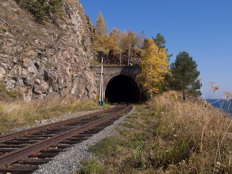 Круглобайкальская железная дорога, тоннель N6 Каторжанский 1