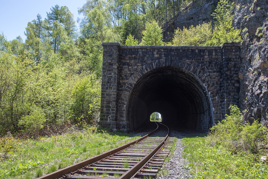 Круглобайкальская железная дорога, тоннель 1