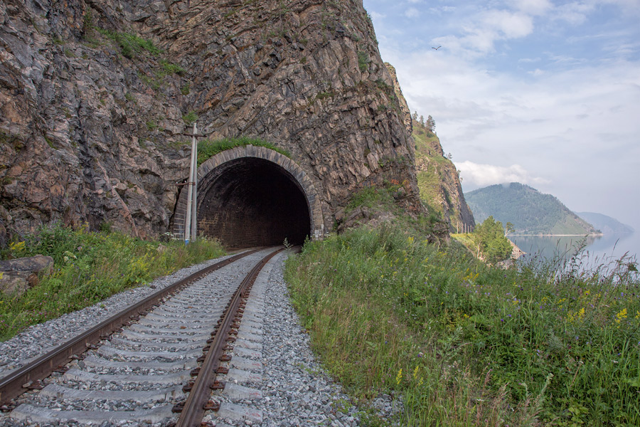 Круглобайкальская железная дорога, тоннель N34