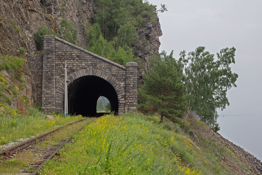 Фотография Круглобайкальской железной дороги, тоннель N27