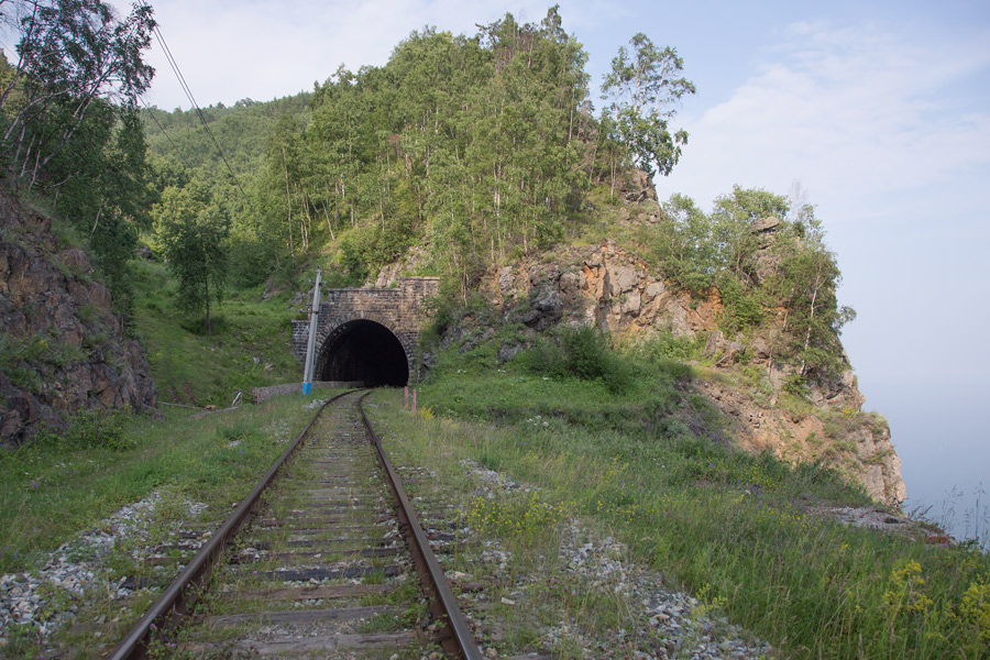 Фотография Круглобайкальской железной дороги, тоннель N24