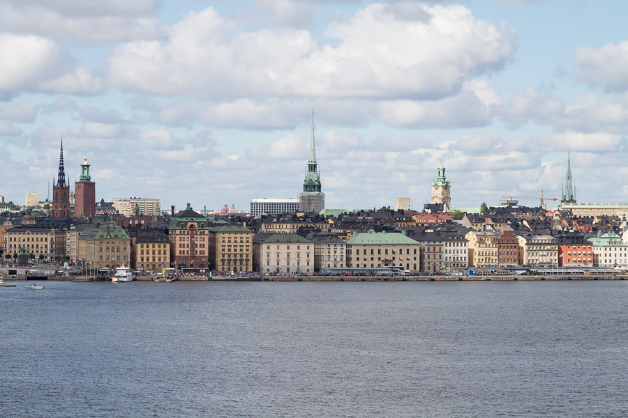 Вид на старый город, Стокгольм