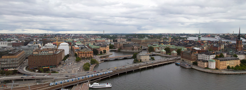 Стокгольм. Вид с городской ратуши