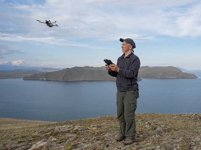 Снимки озера Байкал с дрона